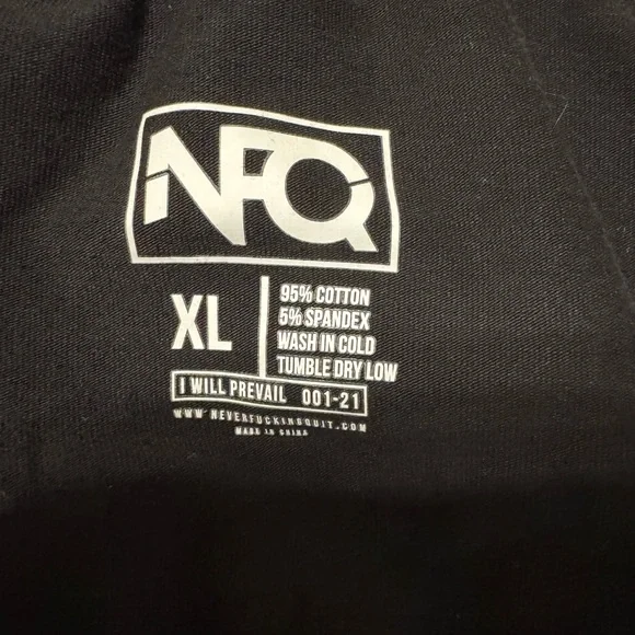 NFQ Cotton Tee “Training Shirt” - Picture 4 of 4